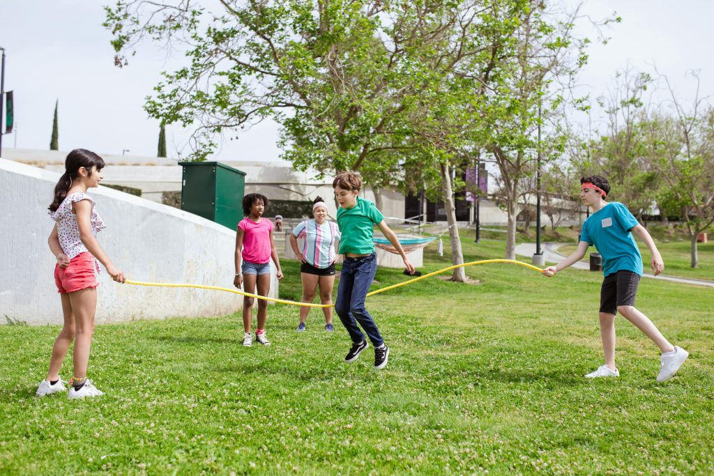 Photo of Group of children jumping rope